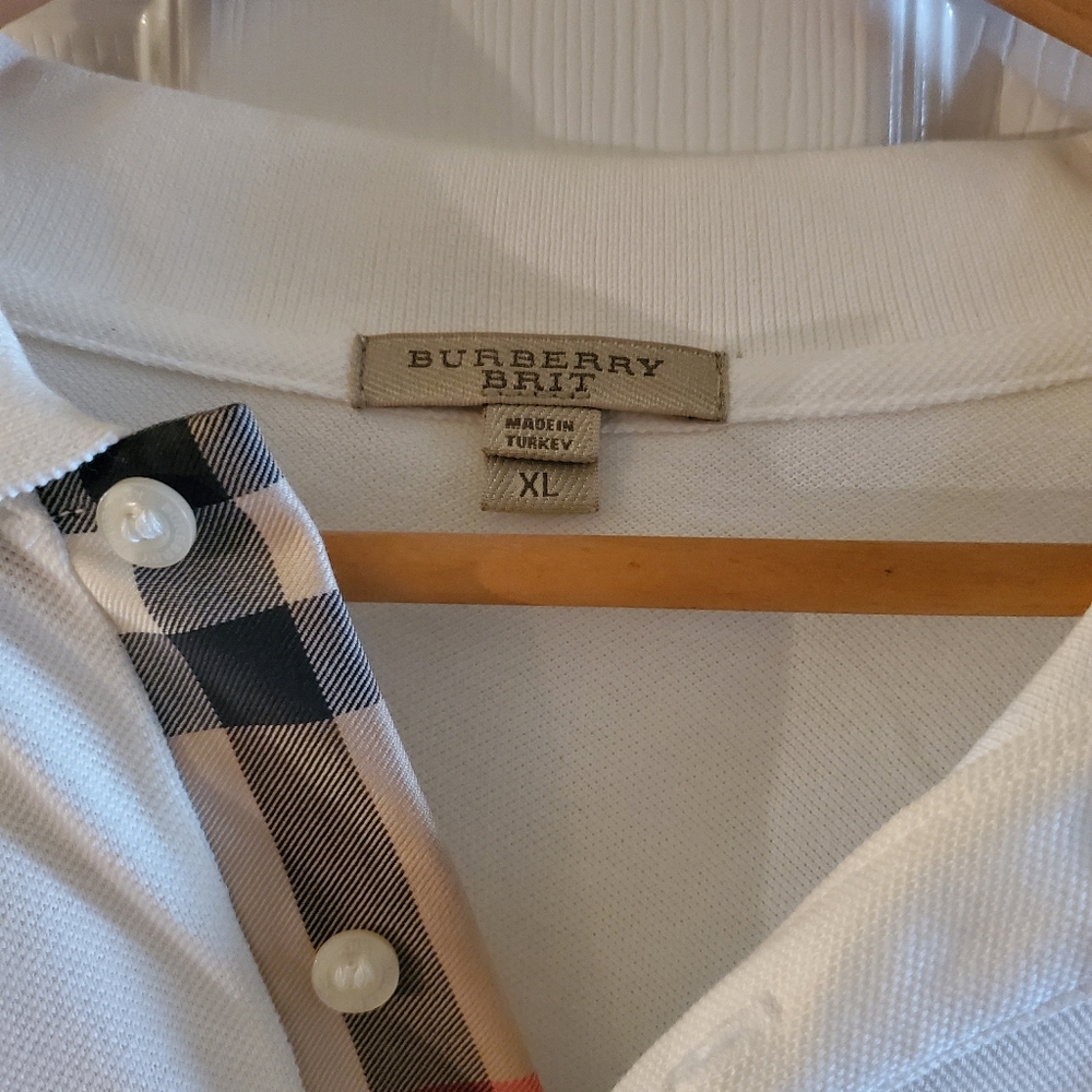 Burberry long sleeve polo
